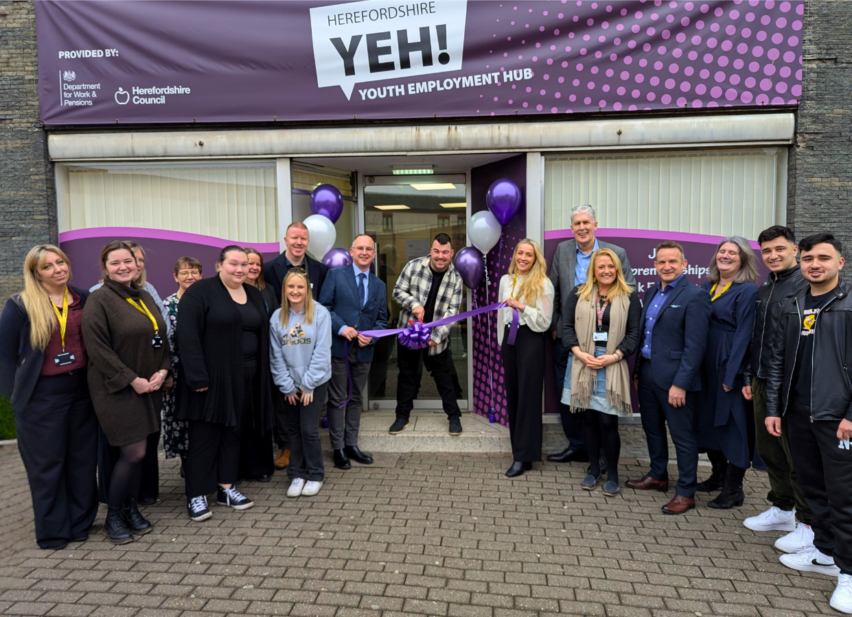 New Youth Employment Hub officially opens in Herefordshire