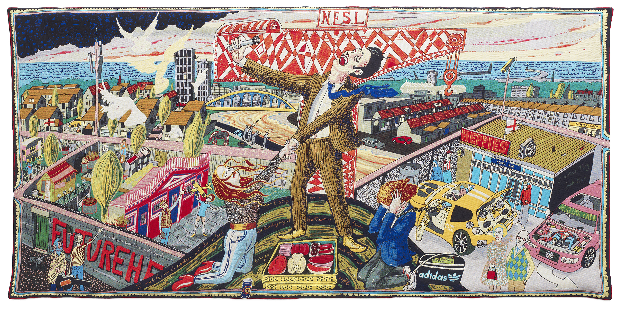 A collage by the multi-award-winning artist Grayson Perry.