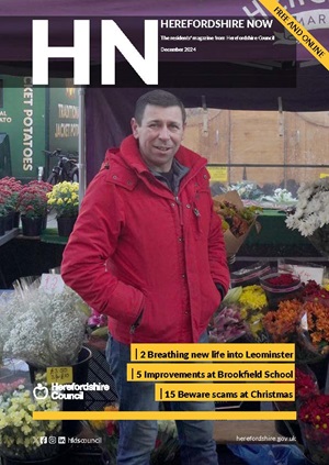 Herefordshire Now December 2024 front cover