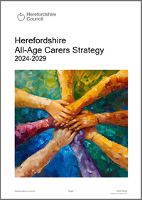 Herefordshire all age carers strategy 2024-29 front page