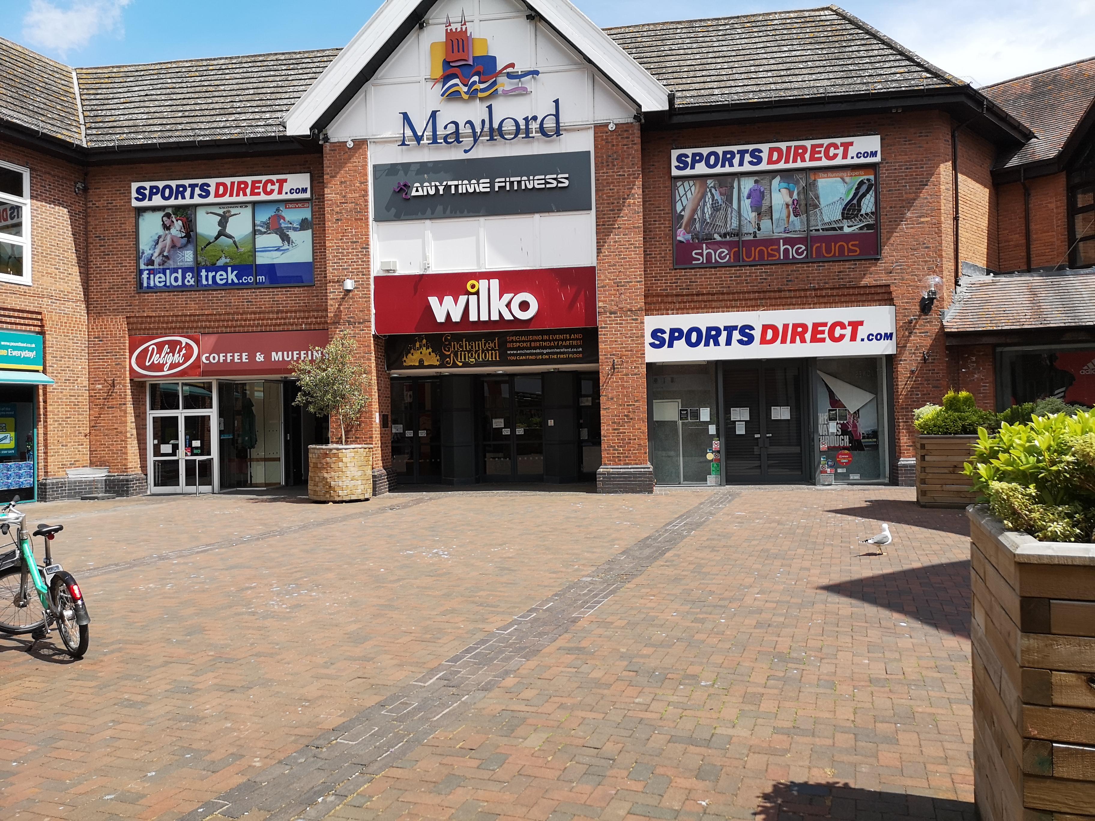 Entrance to the MAylord centre shopping centre in herefordshire