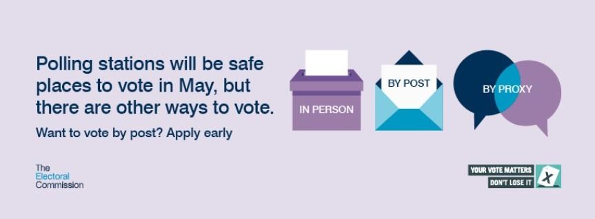 We are helping you to stay safe while casting your vote this May