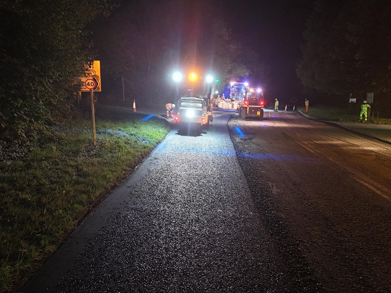 Resurfacing works