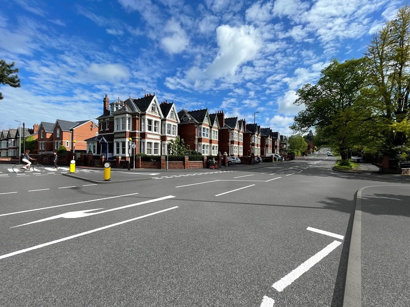 Scheme visualisation a barrs court road pedestrian cycle crossing