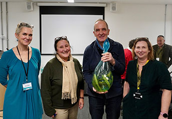 Participants at the Second Annual Rivers Conference in Herefordshire with Kevin McCloud