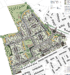 Site plan of Barons Cross Camp