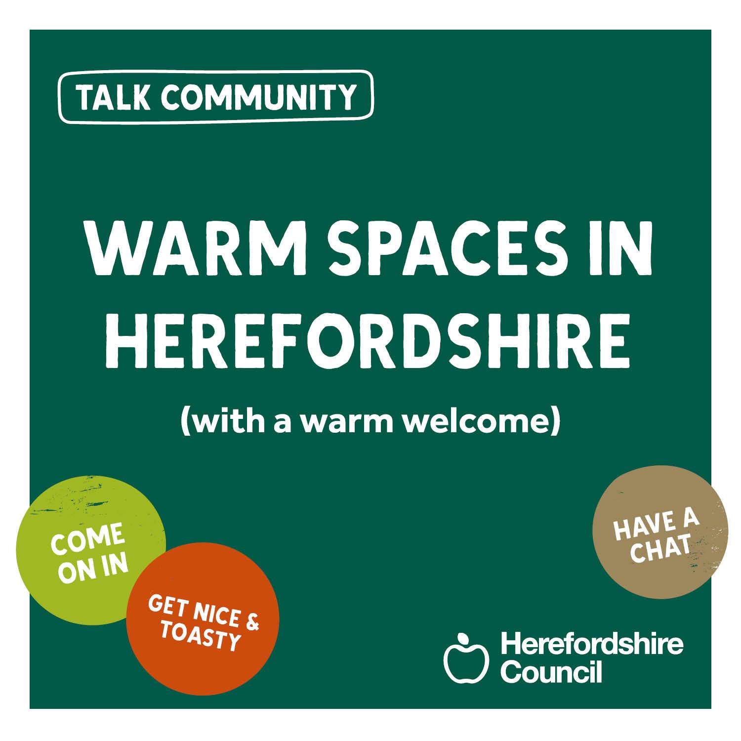 Warm Spaces in Herefordshire