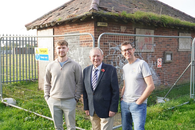 Cian O’Sullivan, Cllr Harry Bramer, Mark Stevenson