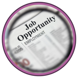 Job opportunity newspaper article