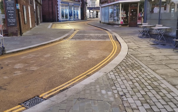 Completed resurfacing Leominster HSHAZ project